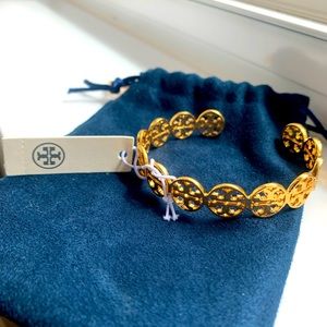 Tory Burch Logo Cuff Bracelet-NWT